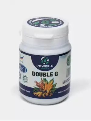 Qora zanjabil va barmoq ildizi kapsulalari POWER-G DOUBLE G (60 dona) -